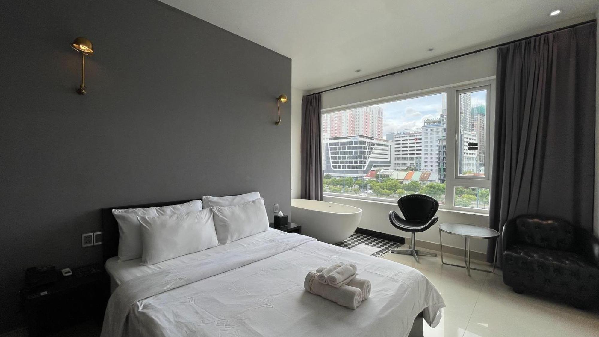 A In Hotel Riverside Ho Chi Minh-staden Exteriör bild